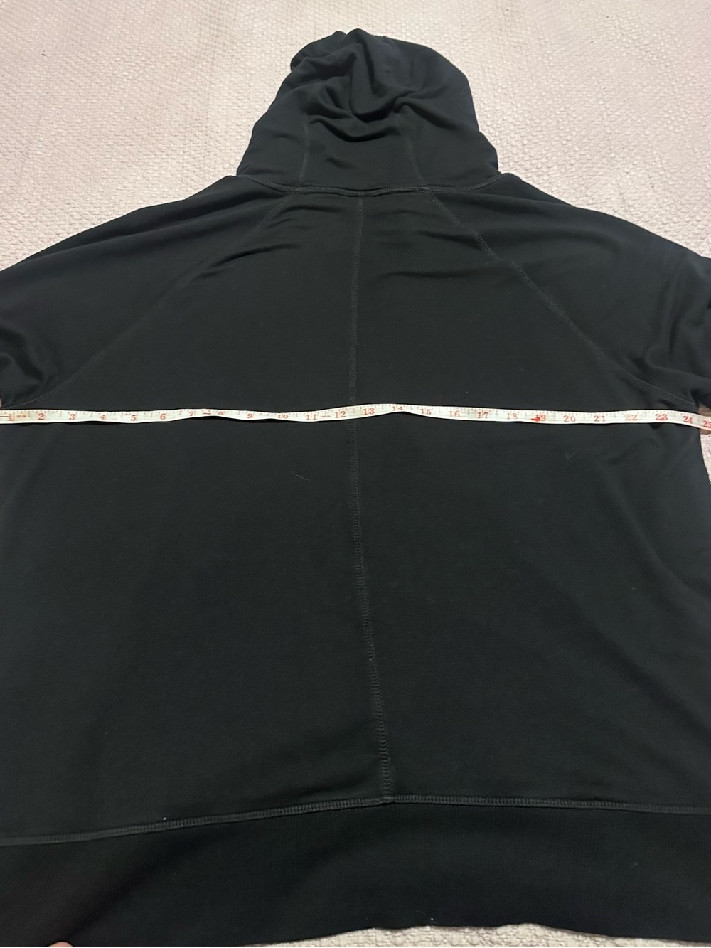 Athleta women’s plus 2x Black Hooded Wrap-Front Pullover - Picture 13 of 13